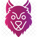 Cara De Lobo Lobo Avatar Icono