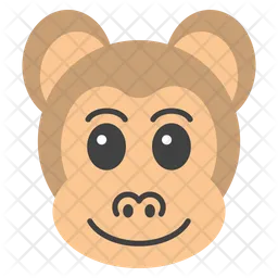 Cara de macaco Emoji Ícone