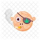 Cara de maconheiro  Ícone