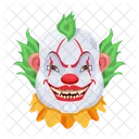 Vector De Cara Aterradora Cara De Payaso Personajes Malvados Icono