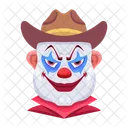 Vector De Cara Aterradora Cara De Payaso Personajes Malvados Icono