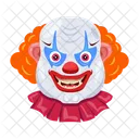 Vector De Cara Aterradora Cara De Payaso Personajes Malvados Icono