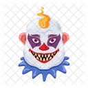 Vector De Cara Aterradora Cara De Payaso Personajes Malvados Icono