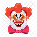 Vector De Cara Aterradora Cara De Payaso Personajes Malvados Icono