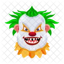 Vector De Cara Aterradora Cara De Payaso Personajes Malvados Icono