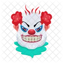 Vector De Cara Aterradora Cara De Payaso Personajes Malvados Icono