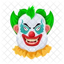 Vector De Cara Aterradora Cara De Payaso Personajes Malvados Icono