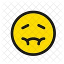 Cara de náuseas  Icono