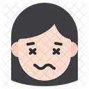 Cara de niña  Icono