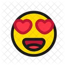 Cara de ojo amado  Icono