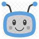 Cara De Robot Sonriente Emoji Emoticono Icono