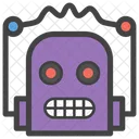 Cara De Robot Sonriente Emoji Emoticono Icono