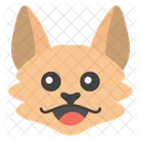 Cara De Zorro Cabeza De Zorro Emoji Icono