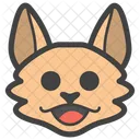 Cara De Zorro Cabeza De Zorro Emoji Icono