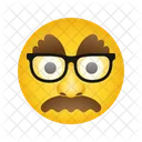 Cara Disfrazada Emoticon Emoji De Cara Icono