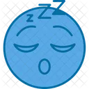 Cara Dormida Emoji Cara Icono