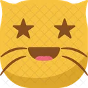 Emoticon De Gato Ícone