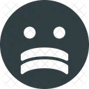 Estresado Emoji Cara Icono