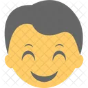 Feliz Sorprendido Emoticon Icono