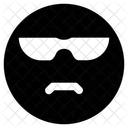 Emoticono Cara Fria Expresion Icono
