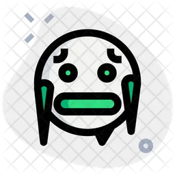 Cara fria Emoji Ícone