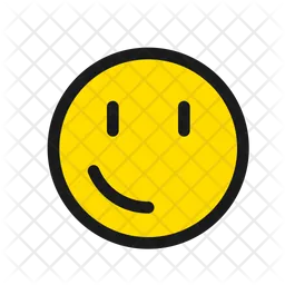 Cara leve Emoji Icono