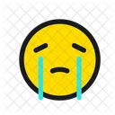 Cara llorando  Icono