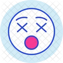 Emoji De Cara Mareada Emoticon Expresion Facial Icono