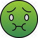 Cara Con Nauseas Emoji Emoticon Icon