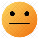 Cara Neutral Emoji Cara Icon