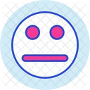Emoji De Cara Neutral Icono