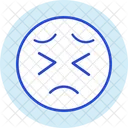 Emoji De Cara Perseverante Icono