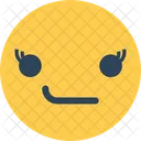Piscando O Rosto Piscando O Smiley Sentindo Ícone