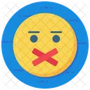 Emoticon Rosto Tranquilo Expressao Ícone