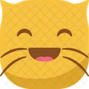 Emoticon De Gato Ícone