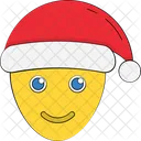 Cara De Santa Santa Claus Navidad Icono