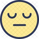 Bienestar Sonoliento Emoji Icono