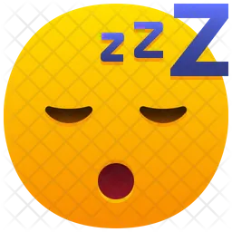 Cara de sono Emoji Ícone