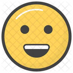 Cara sonriente Emoji Icono