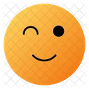 Cara Sonriente Con Los Ojos Abiertos Emoji Cara Icono