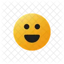 Cara Sonriente Con Ojos Grandes Emoji Emocion Icono