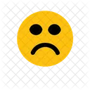 Emoticon Emoji Triste Icono