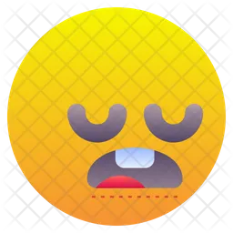 Cara triste triste Emoji Icono