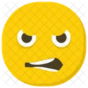 Emoji Bravo Cara Brava Emoticon Ícone