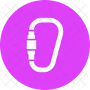 Carabiner Forest Climbing Icon