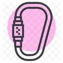 Carabiner Forest Climbing Icon