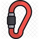 Carabiner Safety Tool Icon