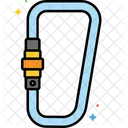 Mcarabiner Carabiner Clibing Icon