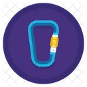 Carabiner Climbing Mountain Icon