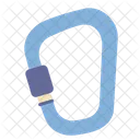 Carabiner Camp Hiking Icon
